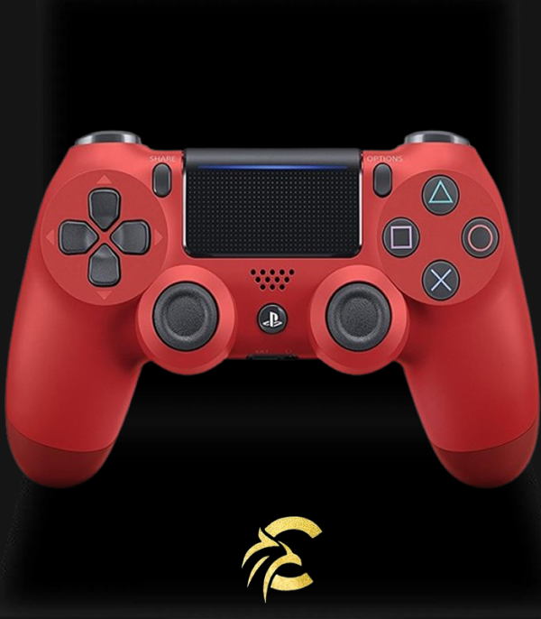 Controle sem fio ps4 vermelho