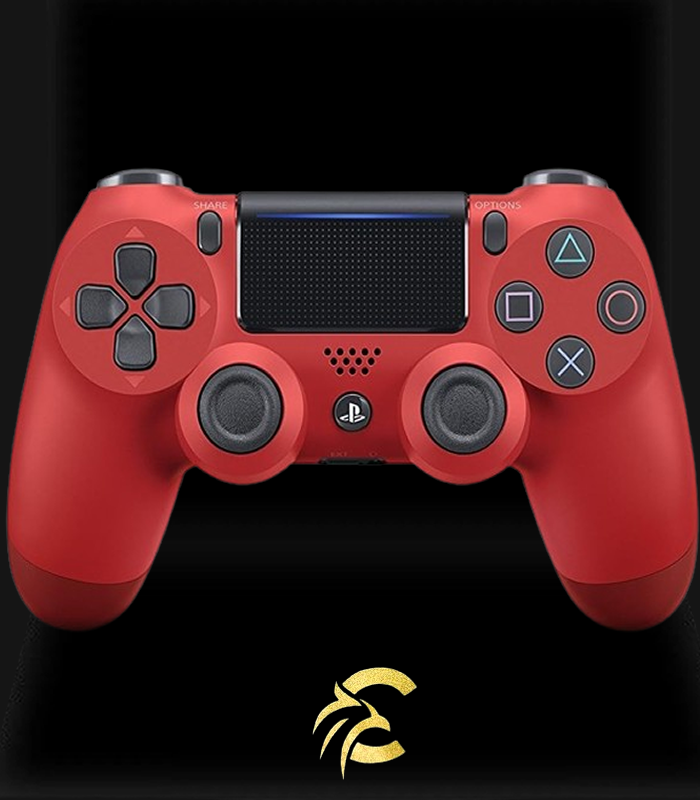 Controle sem fio ps4 vermelho