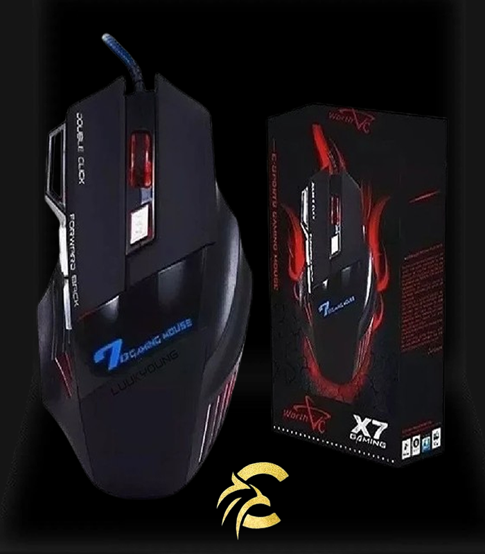 MOUSE GAMER ESTONE X7 GAMING 7 BOTÕES