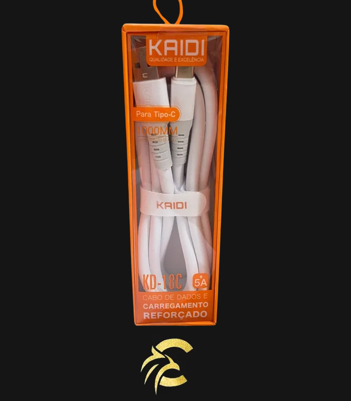 Cabo Usb Tipo-c Turbo Original Kaidi Kd-327c