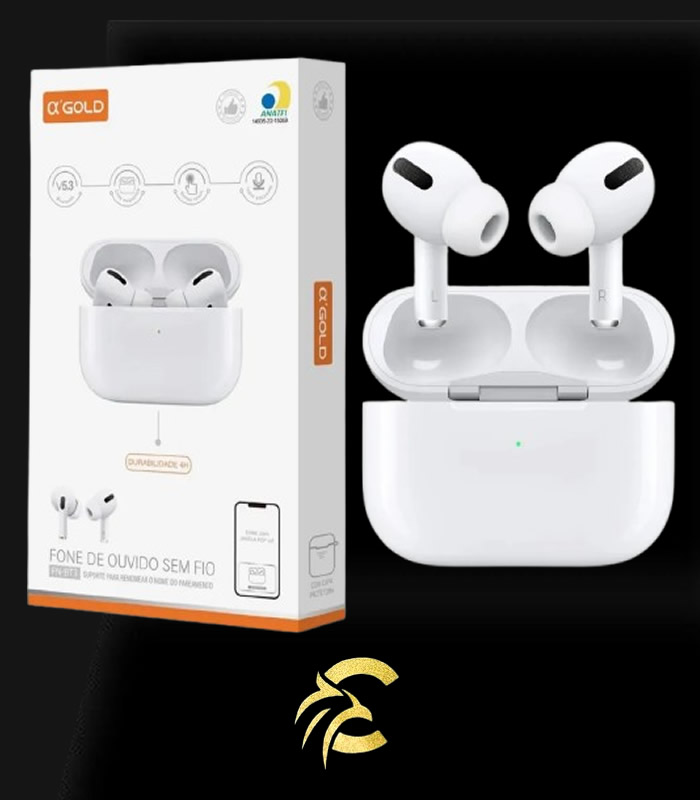 Fone De Ouvido Bluetooth Sem Fio Fn-bt3 Cabo Incluso Anatel