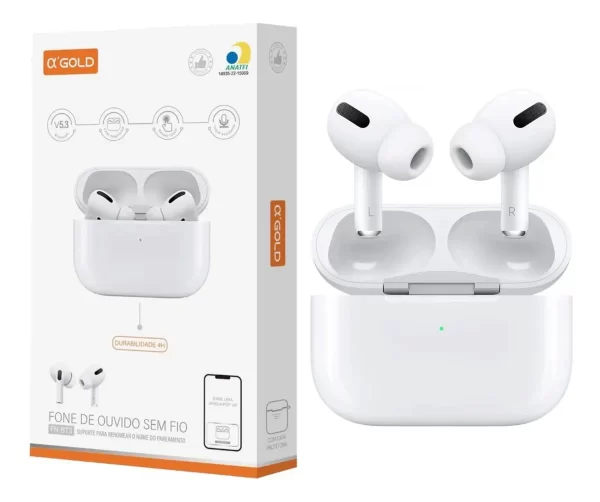 Fone De Ouvido Bluetooth Sem Fio Fn-bt3 Cabo Incluso Anatel - Imagem 3