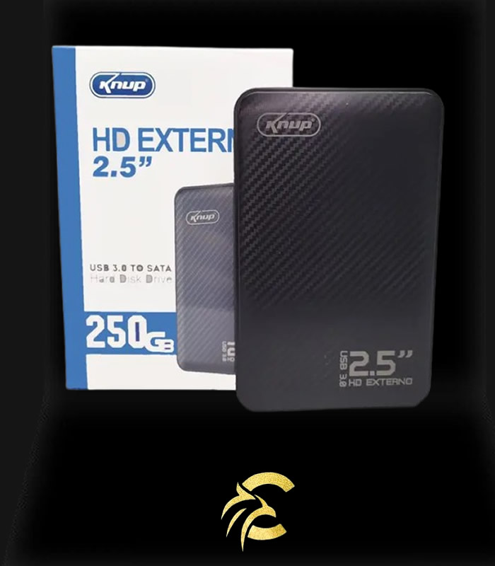 Hd Externo 250 Gb Usb  - KNUP